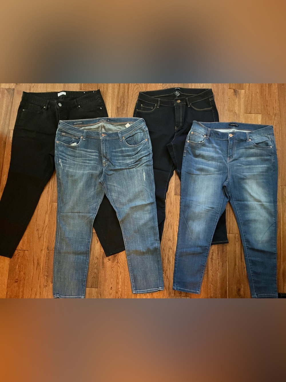 Women’s Designer Jeans Wardrobe — 4 Pairs